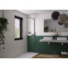 Panneau Mural Kinewal Design 3mm 1000X2500 Mixte vert + terrazzo gris - KINEDO PM657 