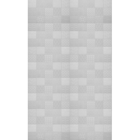 Panneau Mural Kinewal Design 3mm 1500X2020 Ciment - carreaux gris - KINEDO PM910 