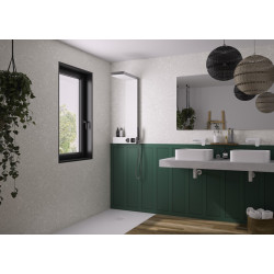 Panneau Mural Kinewal Design 3mm 1500X2020 Mixte vert + terrazzo gris - KINEDO PM957 