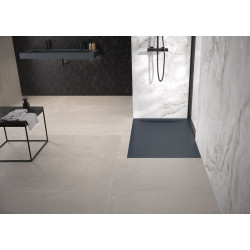 Receveur Kineline BPC anthracite 100x90 caniveau - KINEDO RD2001A 