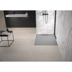 Receveur Kineline BPC gris p. 120x80 caniveau - KINEDO RD2002P 