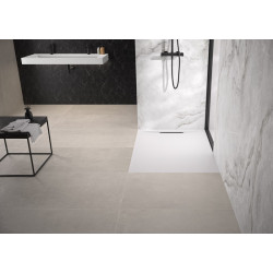 Receveur Kineline BPC blanc 120x90 caniveau - KINEDO RD2003 