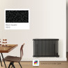 Radiateur électrique ACOVA - VUELTA 1000W Black Quartz - inertie fluide - TMC06-100-076/GFC0550