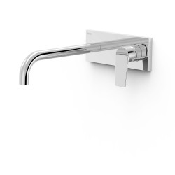 Façade mitigeur lavabo Chrome - TRES 21130032 