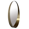 Miroir rond avec cadre laiton brossé - CRISTINA ONDYNA MB10796