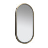 Miroir led ovale cadre laiton brossé - CRISTINA ONDYNA MB804096