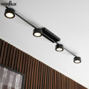 Suspension CLYDE 4 Noir LED - NORDLUX 2213530103