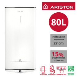 Chauffe-eau ARISTON Velis PRO 80L - vertical/horizontal electrique 3100922
