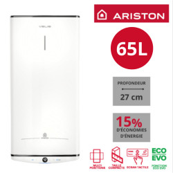 Chauffe-eau ARISTON Velis PRO 65L - vertical/horizontal electrique 3100921