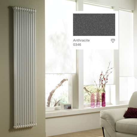 Radiateur eau chaude ACOVA VUELTA Vertical 1656W Anthracite 0346 - M2C2-12-200C0346