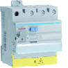 Interrupteur différentiel 3P+N 25A 300mA type AC à bornes décalées 50/60HZ - HAGER CFC826F 