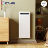 Radiateur électrique INTUIS 1000W Aluminium SENSUAL Nativ Vertical connecté Blanc satiné - INTUIS M199213