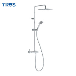 Ensemble mitigeur douche LEX CHROME - TRES 08119301