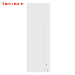 Radiateur chaleur douce BILBAO 4 connecté Vertical 1500W Blanc Brillant - THERMOR 494833