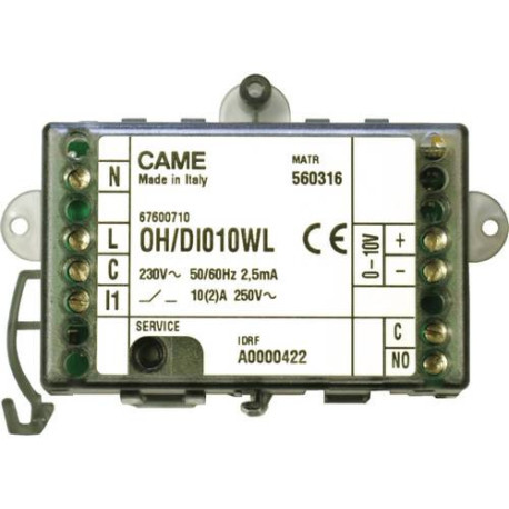 Module sans fil 0-10 V - CAME 67600710 