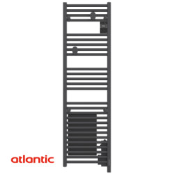 Sèche-serviettes électrique connecté 300W Anthracite DORIS NEO Etroit - ATLANTIC 851271