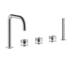 Bain Douche Melangeur Sur Gorge Rota Chrome - CRISTINA ONDYNA RT12151 