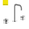 Melangeur 3 Trous Haut Rota Chrome - CRISTINA ONDYNA RT20651