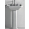 LAVABO CERAMIQUE WALDORF A SUSPENDRE OU SUR COLONNE 80-55 CM - CRISTINA ONDYNA WD8055