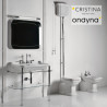 LAVABO CERAMIQUE WALDORF 60-55 CM PERCAGE 3 TROUS - CRISTINA ONDYNA WD6155