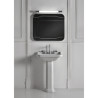 Lavabo Ceramique Waldorf à suspendre ou sur colonne 60-55 CM - CRISTINA ONDYNA WD6045