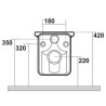 BLOC WC WALDORF SUSPENDU AVEC ABATTANT - CRISTINA ONDYNA WD4115