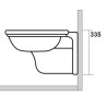 BLOC WC WALDORF SUSPENDU AVEC ABATTANT - CRISTINA ONDYNA WD4115