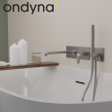 Facade Mitigeur Bain Douche 2 Sorties Piega Inox - CRISTINA ONDYNA PA10228 