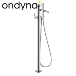 Mitigeur Bain Douche monocolonne inox Piega - CRISTINA ONDYNA PA18928 