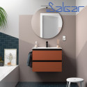 Meuble de salle de bain suspendu 2 tiroirs TERRACOTA SPIRIT 600 - SALGAR 103476