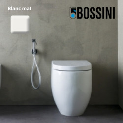 Ensemble WC avec flexible et douchette Blanc mat APICE - BOSSINI CE4002B045