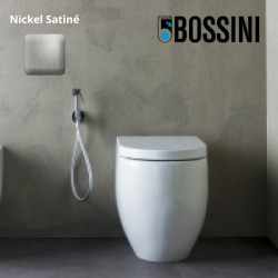 Ensemble WC avec flexible et douchette Nickel satiné APICE - BOSSINI CE4002B094