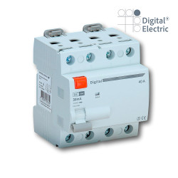 Interrupteur Différentiel 4x63A/30mA Type AC - Digital electric 03434