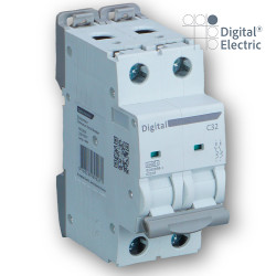 Disjoncteur 2x40 A C6 kA - Digital electric 02020