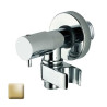 Robinet d’arrêt 1/2”M avec support de douche or - BOSSINI E57000021