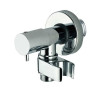 Robinet d’arrêt 1/2”M avec support de douche chromé - BOSSINI E57000030