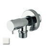 Robinet d’arrêt 1/2”M avec support de douche blanc mat - BOSSINI E57000045