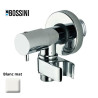 Robinet d’arrêt 1/2”M avec support de douche blanc mat - BOSSINI E57000045