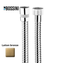 Flexible laiton 125cm double agrafage 1/2” x 1/2” FF bronze Doppia Aggraffatura - Bossini A03045B022