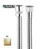 Flexible laiton 125cm double agrafage 1/2” x 1/2” FF or Doppia Aggraffatura - Bossini A03045B021