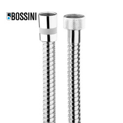 Flexible laiton 125cm double agrafage 1/2” x 1/2” FF chromé Doppia Aggraffatura - Bossini A03045B030