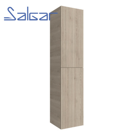 Colonne 2 portes 160 cm noyer maya BIBA - SALGAR 102994