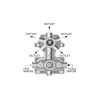 Partie encastrable pour mitigeur thermo universel inverseur 1-5 voies, 1/2”, configuration 1/2/3/4 voies – BOSSINI Z90125000