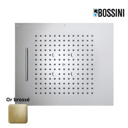 Plafond de douche 3 jets et flexible or brossé Dream - BOSSINI H389300043