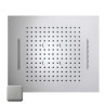 Plafond de douche 4 jets et flexible acier brossé Dream - BOSSINI H389280075