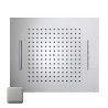 Plafond de douche à 3 jets et avec flexible acier brossé Dream - BOSSINI H389270075