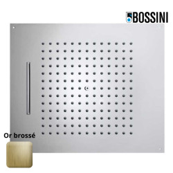 Plafond de douche à 2 jets et avec flexible or brossé Dream - BOSSINI H389250043