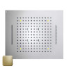 Plafond de douche 4 jets LED RGB chromothérapie or brossé Dream - BOSSINI H389080043