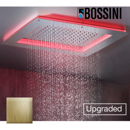 Cadre rétrofit à LED chromothérapie bronze pour plafonds de douche - Bossini HI0001022