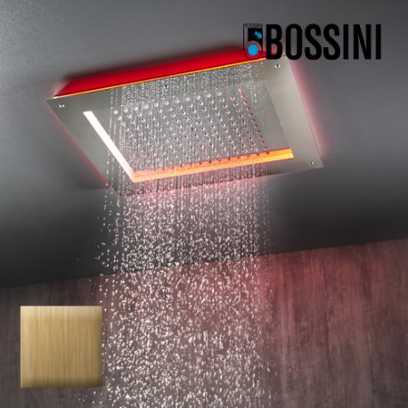 Cadre rétrofit à LED chromothérapie or pour plafonds de douche - Bossini HI0391021